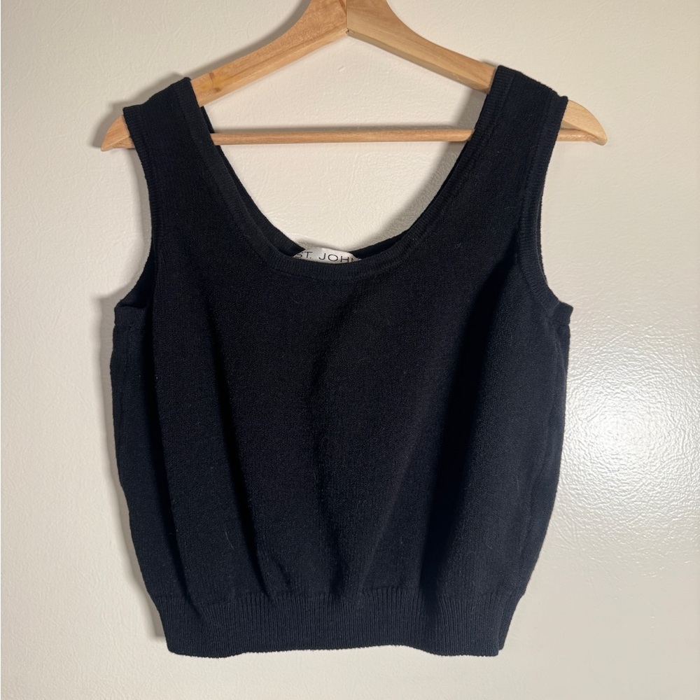 Vintage St. John’s Knit Cropped Tank Top